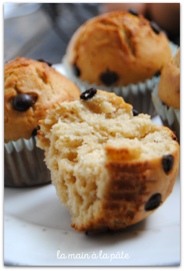 muffins au beurre de cacahuètes photo de coupe